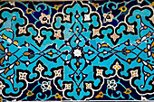 Detail, Ornamentik, Mausoleum von Amir Buruduq, Schah-i-Zinda-Komplex, Samarkand, Usbekistan