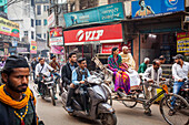 Godowlia Road, downtown, Varanasi, Uttar Pradesh, India.