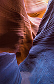 A visit of the Lower Antelope Canyon, Page, Arizona, North America, USA