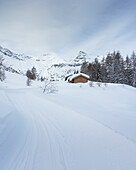 Winter at Valle Spluga Valchiavenna Lombaria Italy