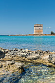 Torre Lapillo, Porto Cesareo, province of Lecce, Salento, Apulia, Italy. The Torre Chianca
