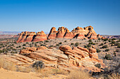 USA, Arizona, The Wave: the Teepees, North Coyote Buttes, Vermillion Cliffs