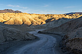 Following the last lights in Death Valley National Park, California, USA