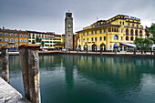 Riva del Garda, center of the city. Riva del Garda, Trentino alto adige, Lake of Garda, province of Trento, south Europe, Italy
