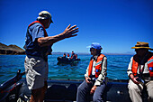 Erkundung der Sea of Cortez auf einem Zodiac mit Lindblad Expeditions, Baja California, Mexiko