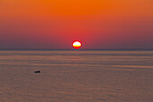 Sunset in Vieste, Gargano, Foggia district, Apulia, Italy