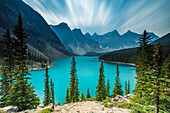 Moraine Lake near Lake Louise in Banff National Park, Banff, Alberta, Canada