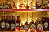 Maple syrup, market in moncton, new brunswick, canada, north america
