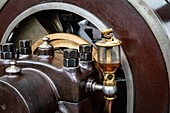 Öler, Duplex-Gasmotor, das lebende Museum der Energie, rai, orne, normandie, frankreich