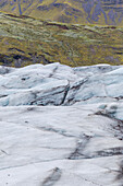 Detail des Vatnajokull-Gletschers Island, Nordeuropa