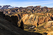 Landmannalaugar, Fjallabak Naturreservat, Hochland, Südliche Region, Island, Europa