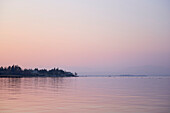 Peschiera sul Garda at dusk, Garda Lake, Verona, Veneto, Italy