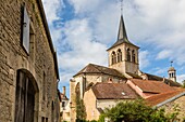 Saint genest church, flavigny sur ozerain, (21) cote-d'or, burgundy, france