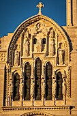 Basilika der heiligen Maria Magdalena, vezelay, (89) yonne, burgund, frankreich