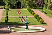 Public garden, saint omer, (62) pas-de-calais, france