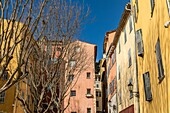 Haus fassade, place aux aires, grasse