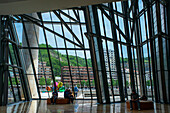 Inside Guggenheim Museum, Bilbao, Euskadi, Basque Country, Spain.