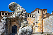 Romanesque Cloister church of the La Colegiata de Santa Juliana de Santillana del Mar, Cantabria, Spain
