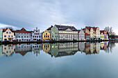 Reflections of Landshut Europe, Germany,Bavaria, Landshut