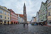 Zentrum von Landshut Europa, Deutschland, Bayern, Landshut