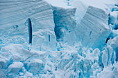 Detail of an iceberg, Lemaire channel, Antarctica. Antarctica.
