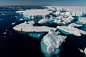 Larsen B-Schelfeis, Weddell-Meer, Antarktis.