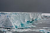 Tabular iceberg, Larsen C ice shelf, Weddell Sea, Antarctica.
