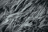 Detail of Skagsanden beach sand, Lofoten Islands, Nordland, Norway.