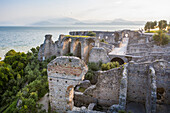 Sirmione ancient roman Catullo thermal baths, Sirmione, Garda Lake, Brescia province, Lombardy, Italy