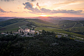 Tuscany countryside near Radda in Chianti, Siena province, Tuscany, Italy