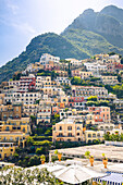 Positano, Amalfiküste, Provinz Sorrento, Kampanien, Italien