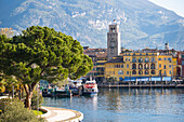 Riva del Garda city, Garda Lake, Italy.