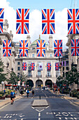 2022 Jubilee dressed street of London, United Kingdom