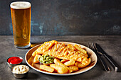 Fish and Chips with Cod