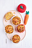 Apple and carrot muffins