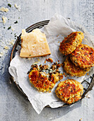 Thyme and parmesan risotto cakes