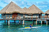 Meridien Hotel on the island of Tahiti, French Polynesia, Tahiti Nui, Society Islands, French Polynesia, South Pacific.