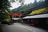 Otagi Nenbutsu-ji Buddhist temple in the Arashiyama neighborhood of Kyoto, Japan