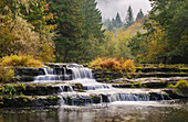 Siuslaw Falls, Siuslaw River, Coast Range Mountains, Oregon.