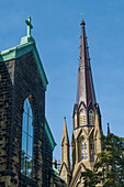 Saint Dunstan's Basilica, eine katholische Kirche im historischen Viertel von Charlottetown, Prince Edward Island, Kanada.
