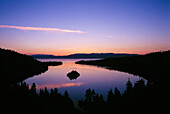 Emerald Bay at dawn; Lake Tahoe, California.