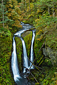 Triple Falls, Columbia River Gorge National Scenic Area, Oregon.