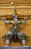 Guardian mythical demon or Yaksha at The Grand Palace; Bangkok, Thailand.