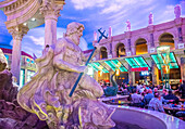 Das Caesars Palace Hotel in Las Vegas. Das Caesars Palace ist ein Luxushotel und Kasino auf dem Las Vegas Strip. Das Caesars verfügt über 3.348 Zimmer in fünf Türmen.