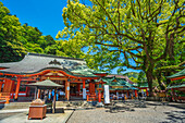 Kumano Kodo pilgrimage route. Kumano Nachi Taisha Grand Shrine. Is an example of Buddhist and Shinto. Nachisan. Nakahechi route. Wakayama Prefecture. Kii Peninsula. Kansai region. Honshü Island . UNESCO World Heritage Site. Japan
