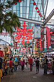 Jalan Petaling, die Hauptmarktstraße in Chinatown, Kuala Lumpur, Malaysia