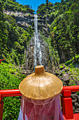Kumano Kodo Pilgerweg, Trekking zum Nachi Wasserfall. Nachisan. Nakahechi-Route. Präfektur Wakayama. Kii-Halbinsel. Kansai-Region. Insel Honshü. UNESCO-Welterbe. Japan