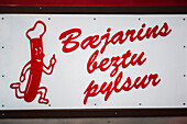 Baejarins Beztu Pylsur known as the best hot dog in Iceland, Reykjavik, Iceland