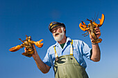 Lobster fisherman Norm Peters, "The Bearded Skipper" of Rustico, Prince Edward Island, Canada..