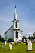 Presbyterianische Kirche in Canoe Cove, Prince Edward Island, Kanada.